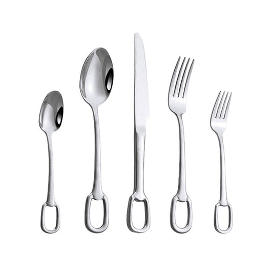 Elegant 5-Piece Cutlery Set for Sophisticated Dining