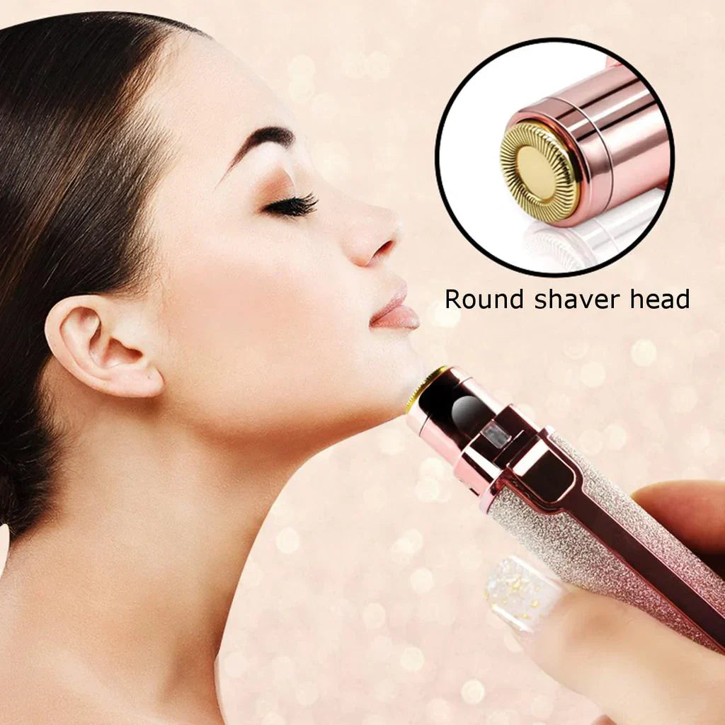 Dual-Function Hair Remover with Illuminated Precision
