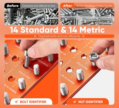 ThreadMaster - Professional Thread Gauge for Nuts and Bolts