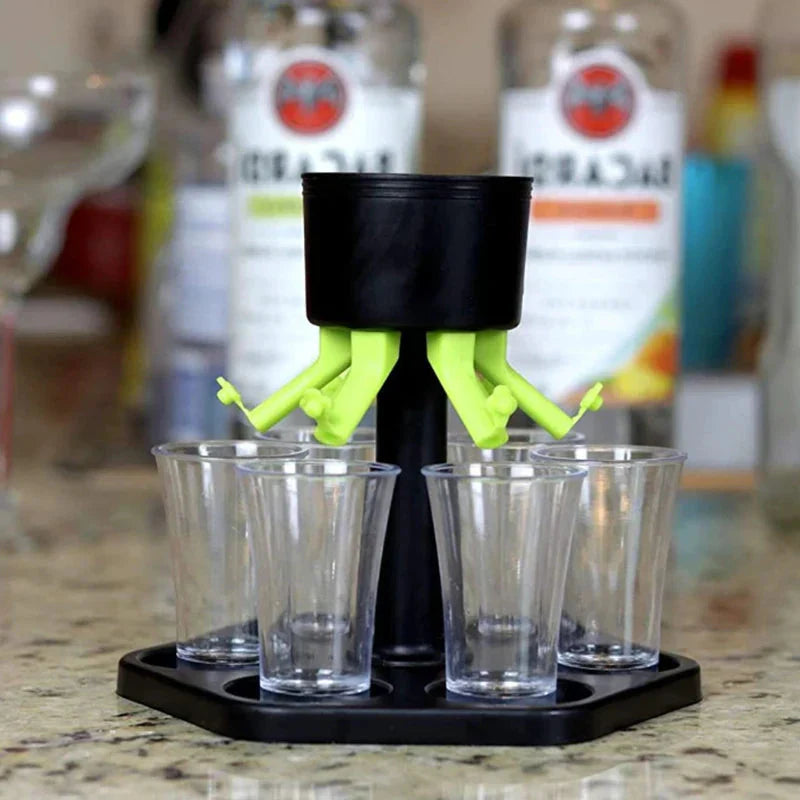Multi-Shot Liquor Dispenser for Effortless Entertaining
