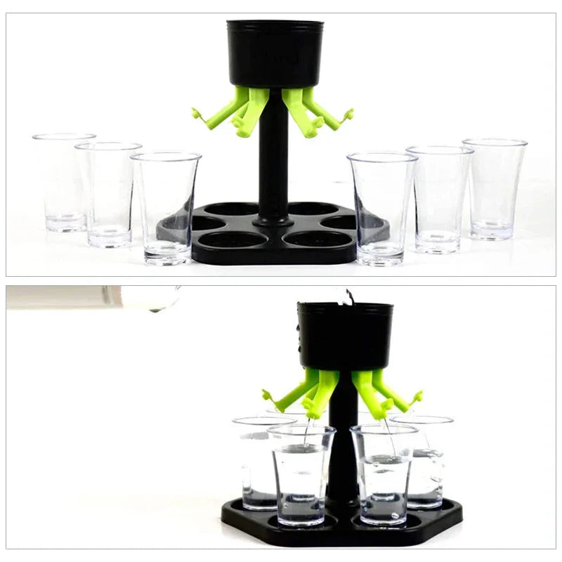 Multi-Shot Liquor Dispenser for Effortless Entertaining