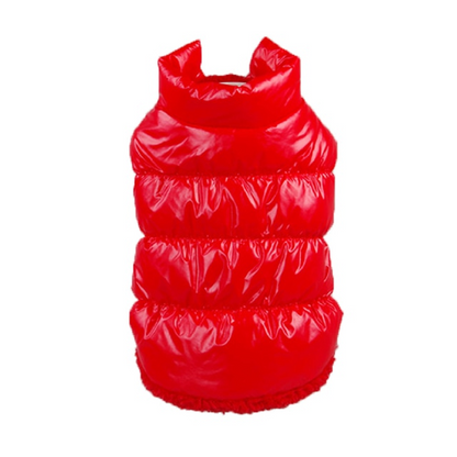 Warm Fleece Padded Dog Jacket - Waterproof Plush Pet Apparel