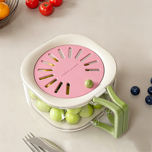Expandable Kitchen Strainer with Lid | Versatile Food Storage Solution