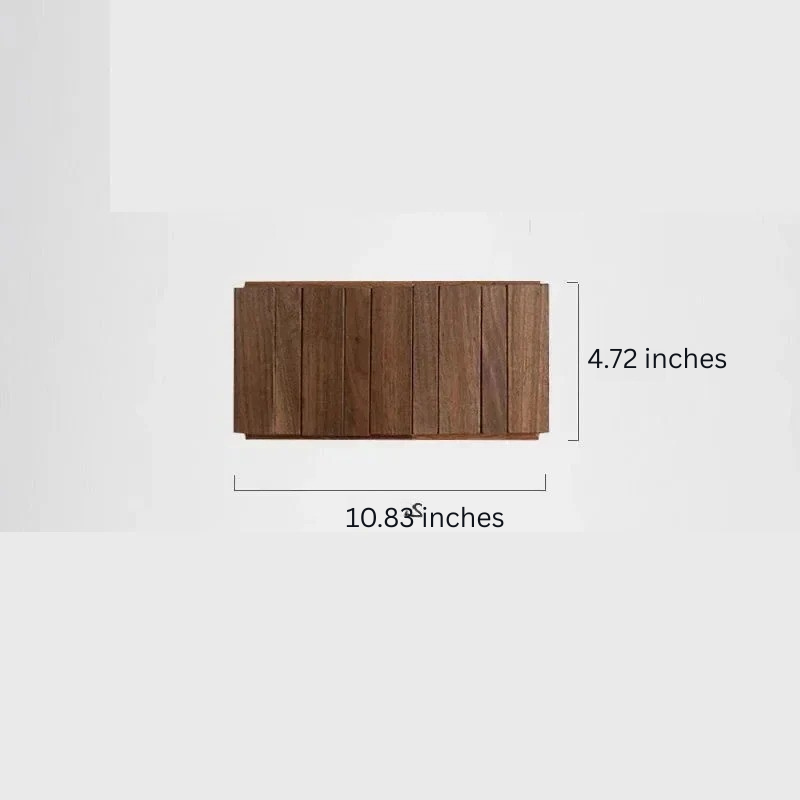 Wall-Mounted Wooden Coat Rack with Hooks