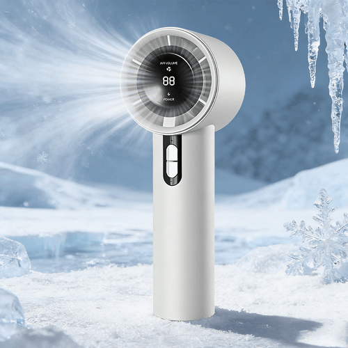 Portable Rechargeable Fan – Handheld Design for On-the-Go Use
