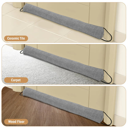 Door Seal Stopper | Triangular Shape | Under-Door Blocker for Air, Dust & Noise | 92 cm