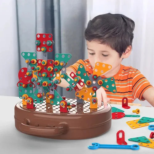 Creative Builder Set with Toy Drill | Imaginative Construction Kit