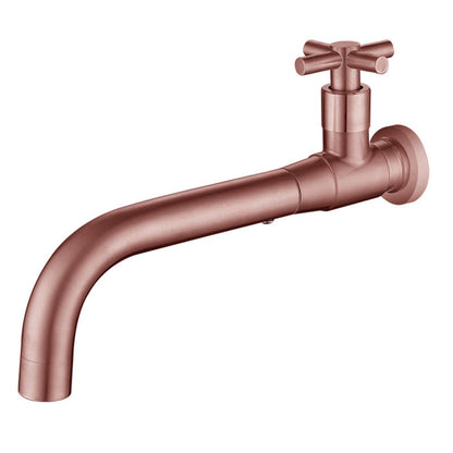 Contemporary Wall-Mounted Bathroom Faucet with Single Handle and One Hole