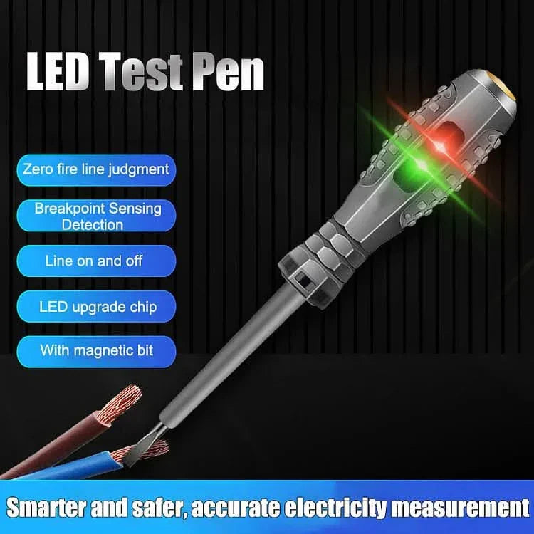 Versatile Magnetic Screwdriver and Voltage Tester Tool
