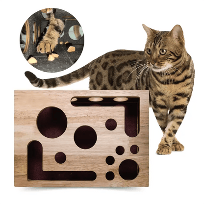 Engaging Cat Puzzle Toy | Interactive Treat Dispenser