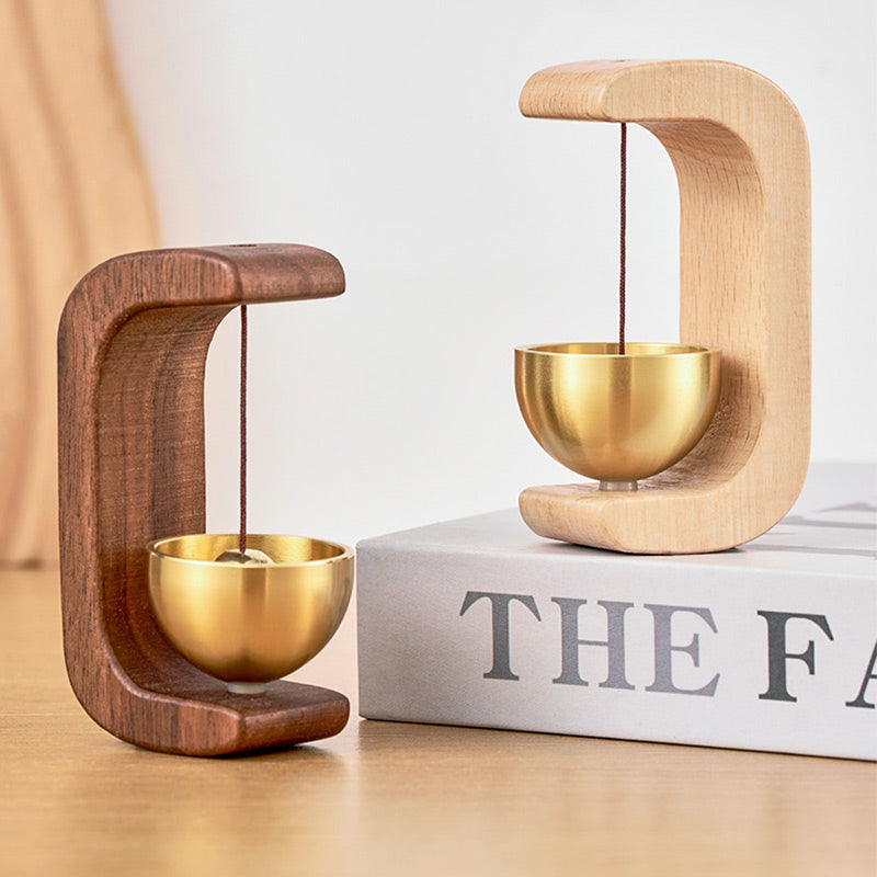 Wooden Magnetic Door Chime with Gentle Melody | Easy Install