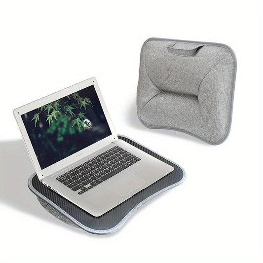 Portable Laptop Desk with Soft Base – Ideal for Bed, Couch, Travel
