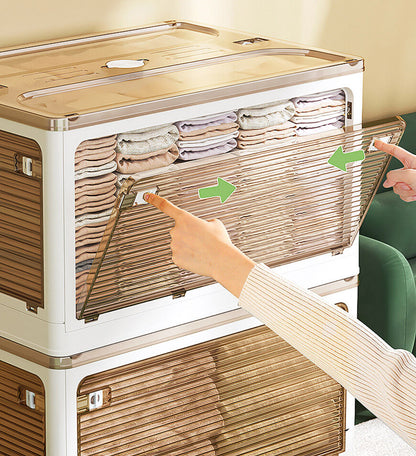 Versatile Collapsible Clear Storage Organizer