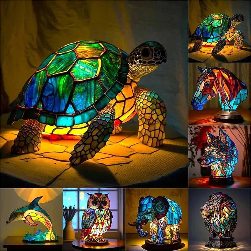 Modern Handmade Lamp with Contemporary Art Design – Ambient Light for Home