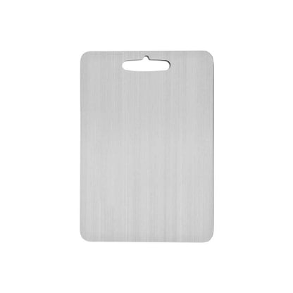 Food Grade Double-Sided Cutting Board in Titanium Stainless Steel