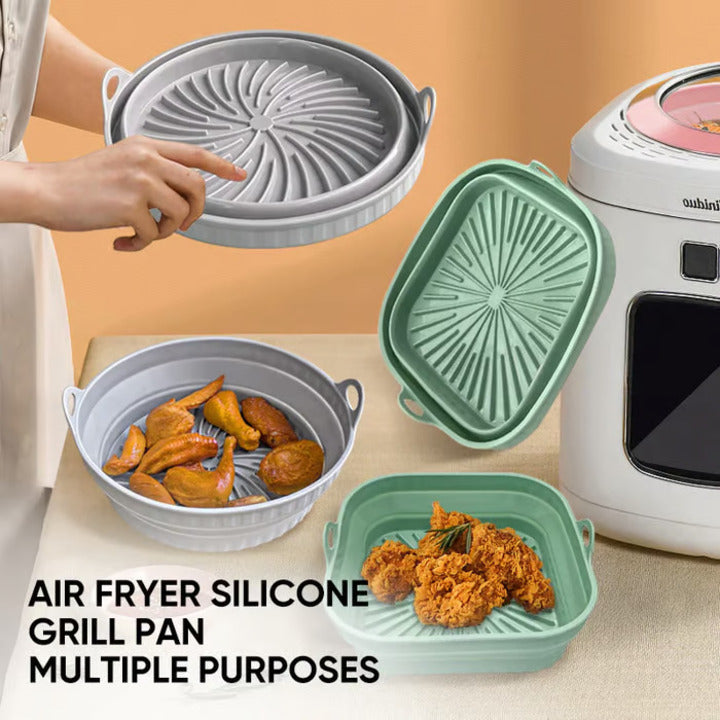 Silicone Grill Pan for Air Fryers – Flexible Cooking Tool