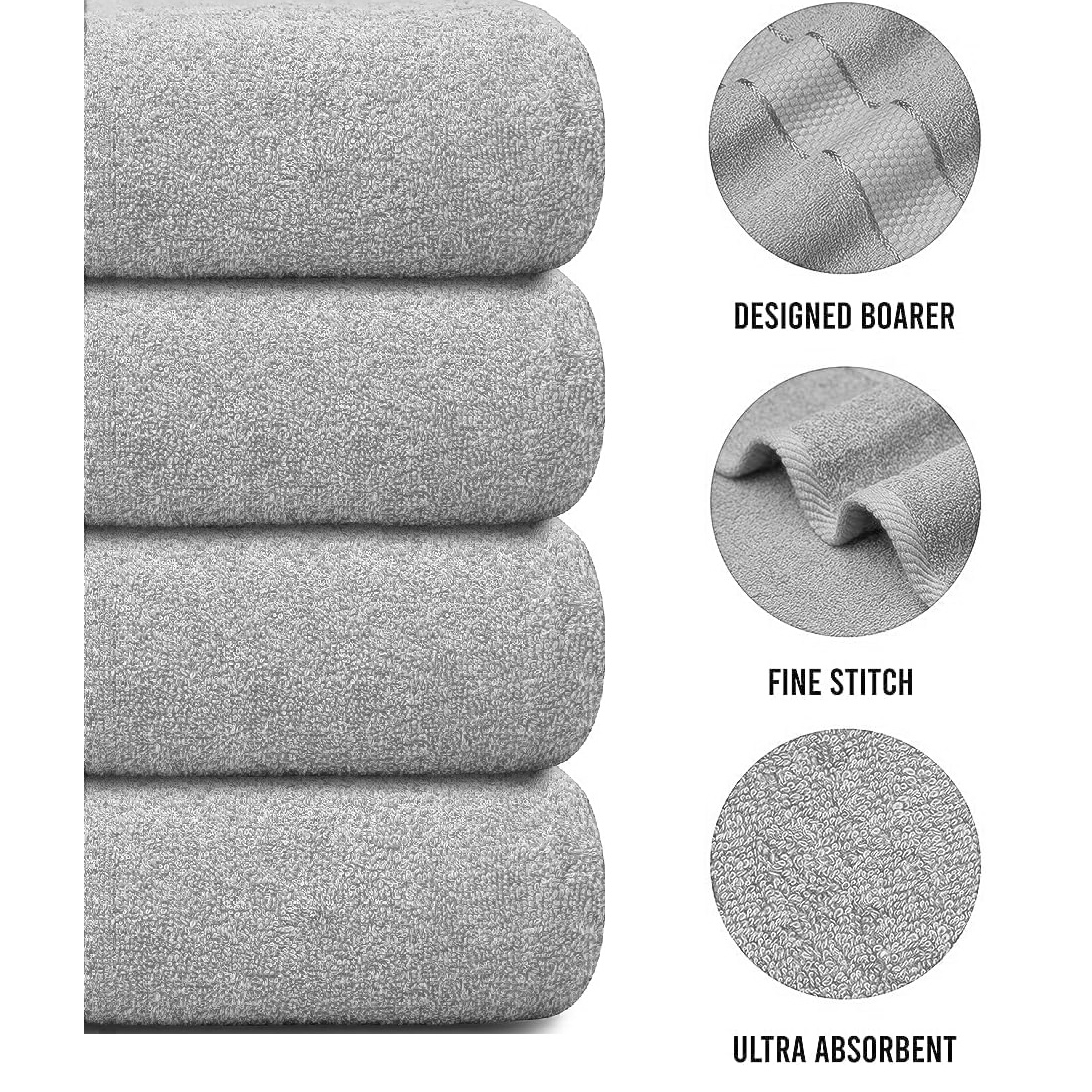 Extra-Large Towel Collection - Fast-Drying Bath Towels