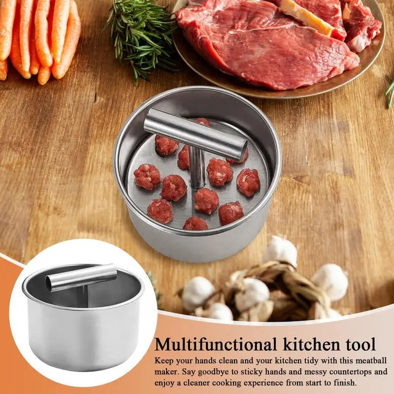 Stainless Steel Meatball Press: Perfectly Shaped Balls Every Time