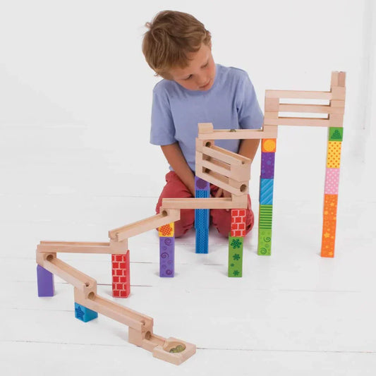 Endless Marble Run Set for Creative Building Play