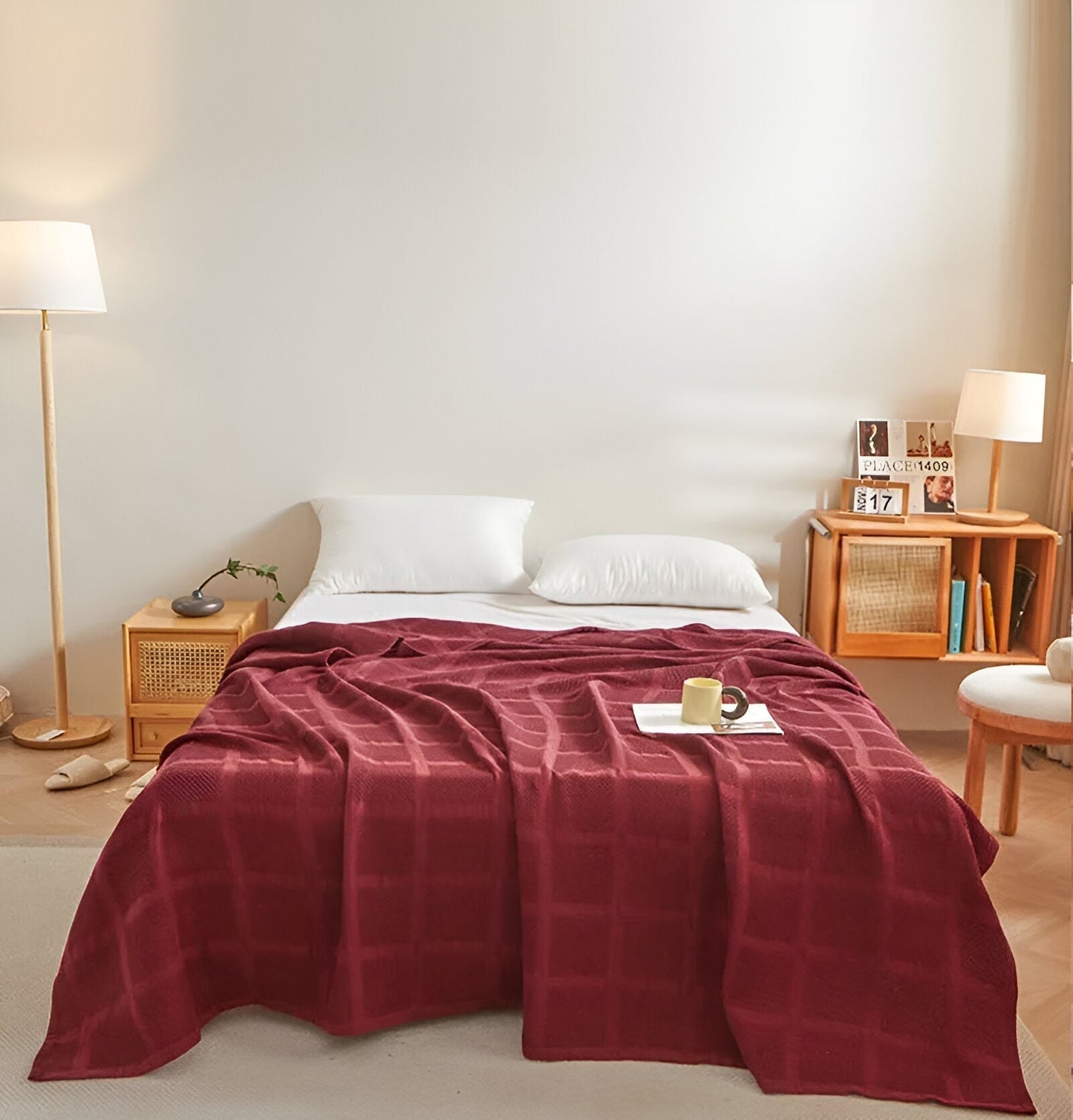 Cozy Comfort Year-Round Without Overheating - Waffle Cloud Design