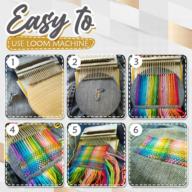 Mini Loom Machine for Darning Projects