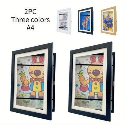 Magnetic Photo and Drawing Frame for Artwork Display