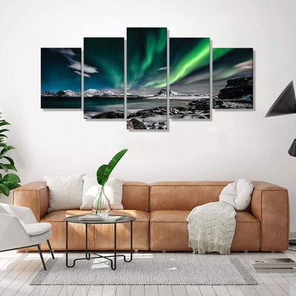 Stunning 5-Piece Coastal Canvas Art Set for Home Décor
