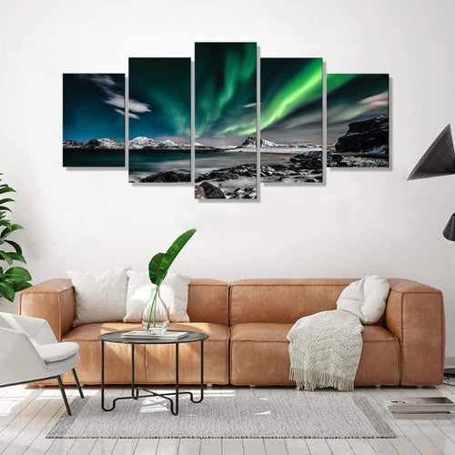 Stunning 5-Piece Coastal Canvas Art Set for Home Décor