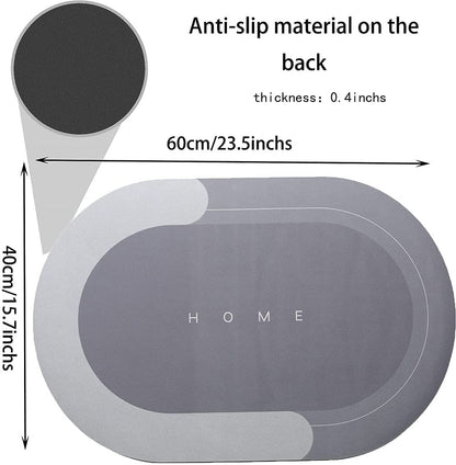Quick-Dry Comfort Mat | Super Absorbent Anti-Slip Floor Cover
