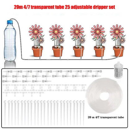 Irrigation Kit for Gardens with Adjustable Valve – Ideal for Potted Plants & Greenhouses