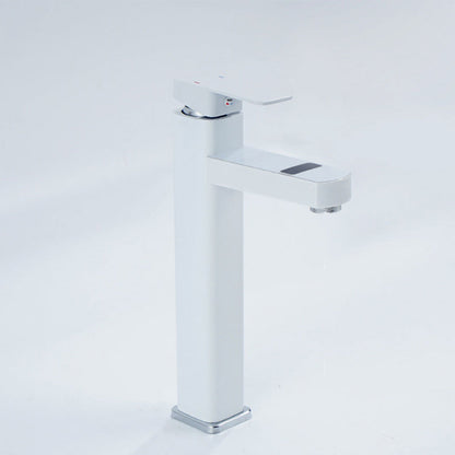Modern Bathroom Sink Faucet with Digital Display – Low Arch Monochrome