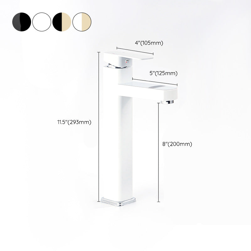 Modern Bathroom Sink Faucet with Digital Display – Low Arch Monochrome