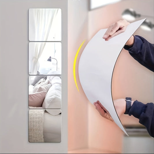 Acrylic Elegance Mirror Set – Shatterproof and Stylish Design