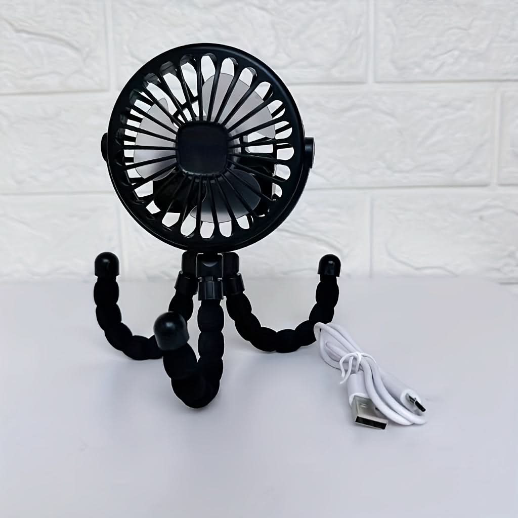 Compact Personal Fan for On-the-Go Cooling