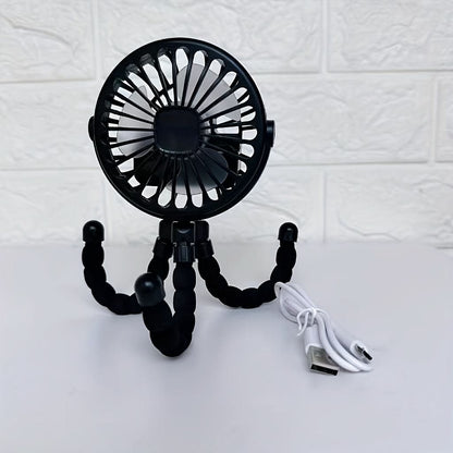 Compact Personal Fan for On-the-Go Cooling