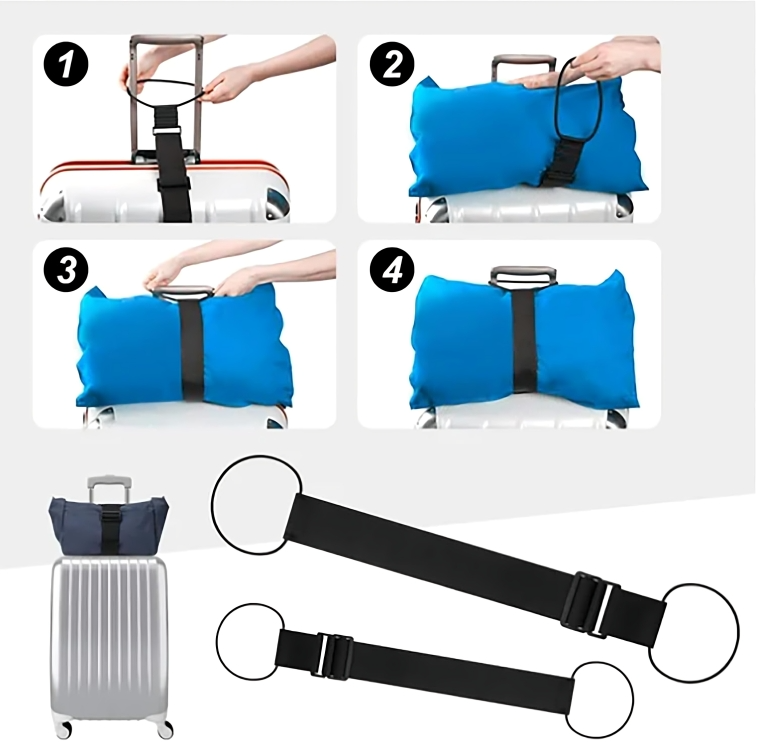 Buy One Get One Free | Smart Elastic Luggage Strap