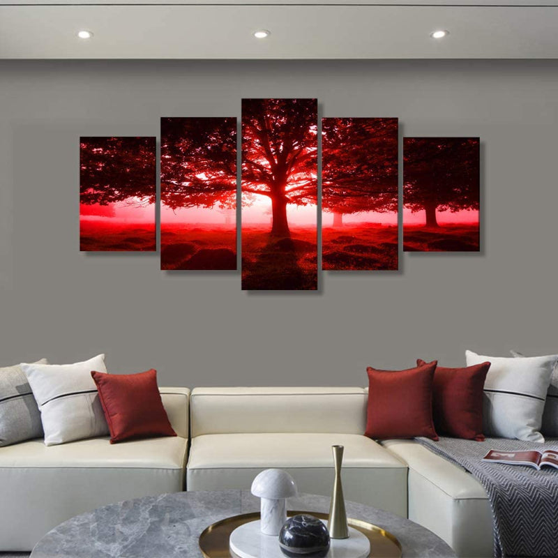 Vibrant 5-Piece Canvas Art Set for Stunning Home Décor