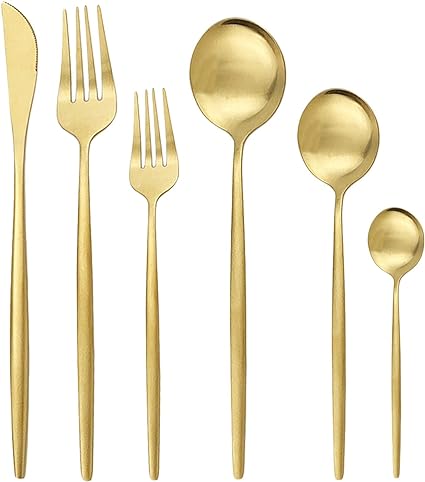 Stainless Steel Flatware Set with 36 Pieces