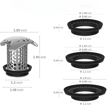 Hair Catcher for Bathtub Drain – Prevents Clogs Easily