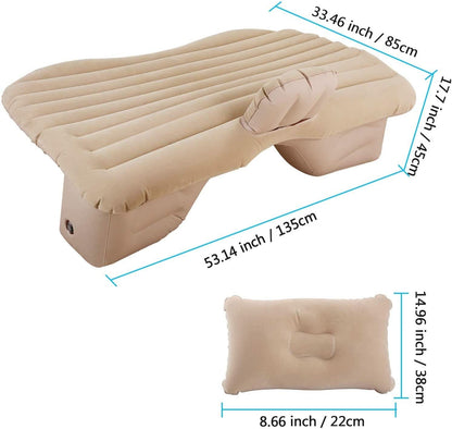 Inflatable Car Mattress for Convenient Travel and Camping Comfort