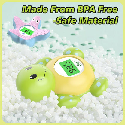 Digital Baby Bath Thermometer with 3 Color Display and Temperature Alert