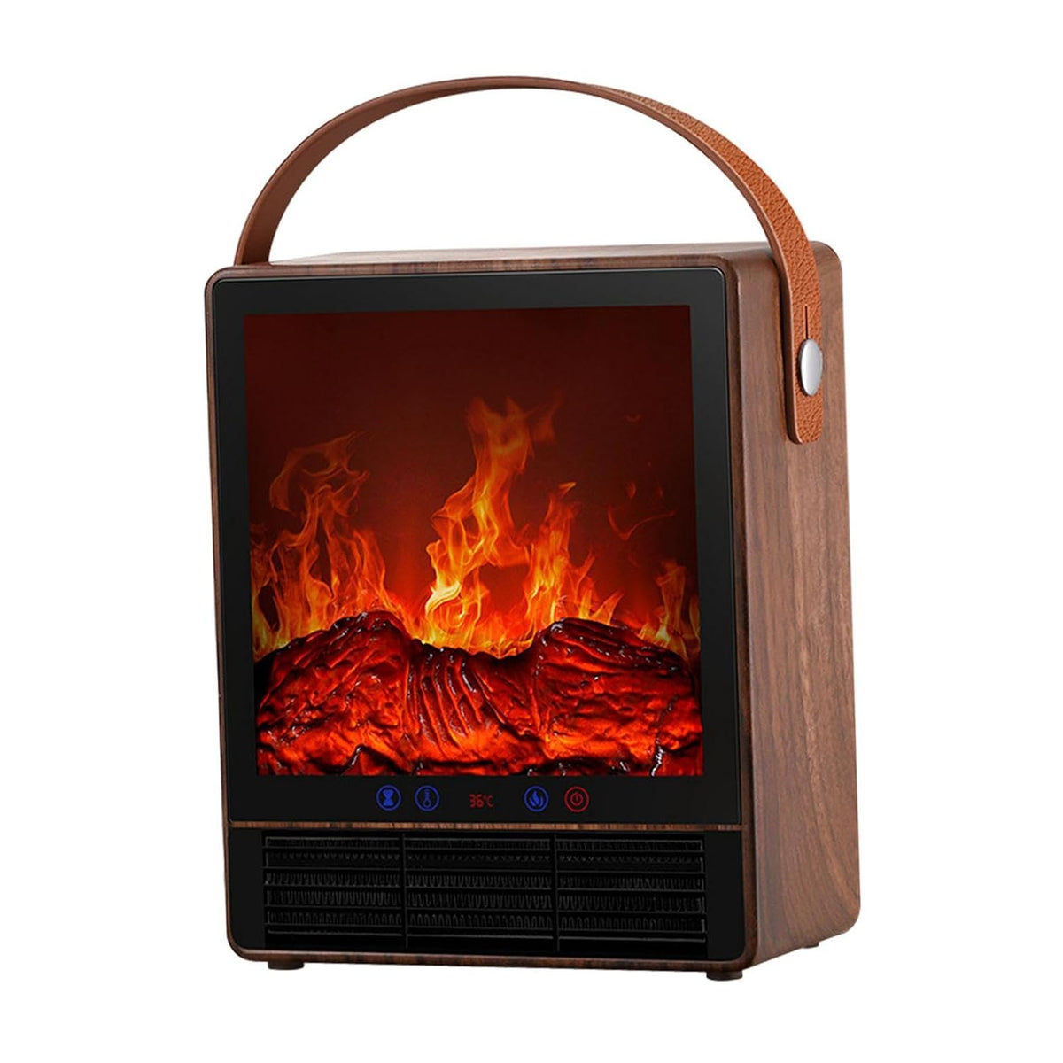 Realistic Flame Electric Fireplace for Cozy Ambiance