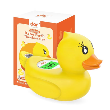 Digital Baby Bath Thermometer with 3 Color Display and Temperature Alert