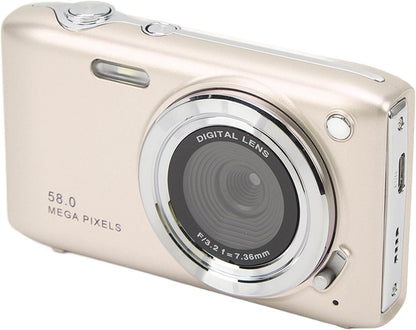Digital Camera Compact Design with 4K Resolution