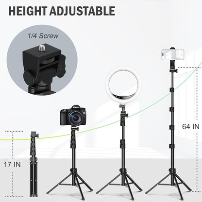 Compact Tripod for Mobile Phones and Cameras