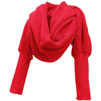 Large Winter Scarf - Versatile Knit Blanket and Long Shawl