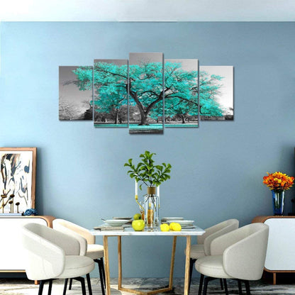 Vibrant 5-Piece Ocean-Inspired Canvas Artwork Set