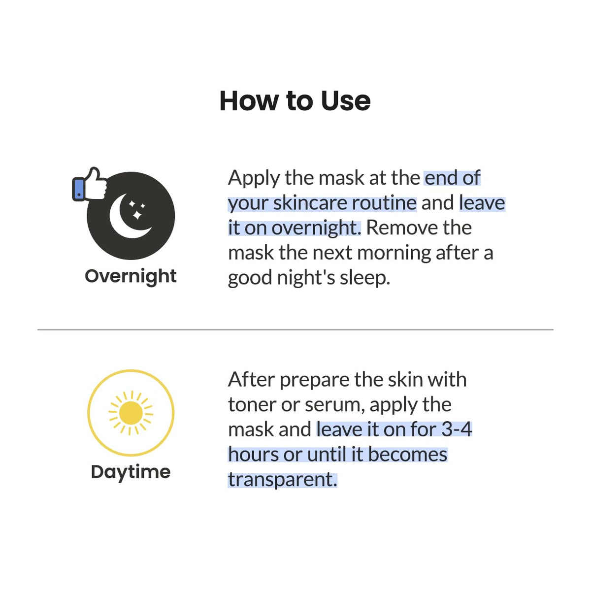 AquaGlow Overnight Hydrogel Mask - Deep Hydration for Radiant Skin (34g, 4 Pack)