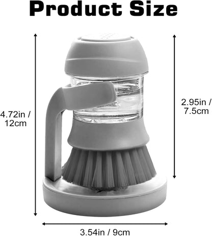 Dishwashing Brush with Soap Dispenser | Effortless Kitchen Cleaning Tool