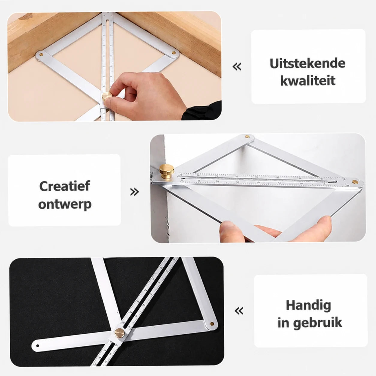 45 cm Alloy Adjustable Angle Measuring Tool